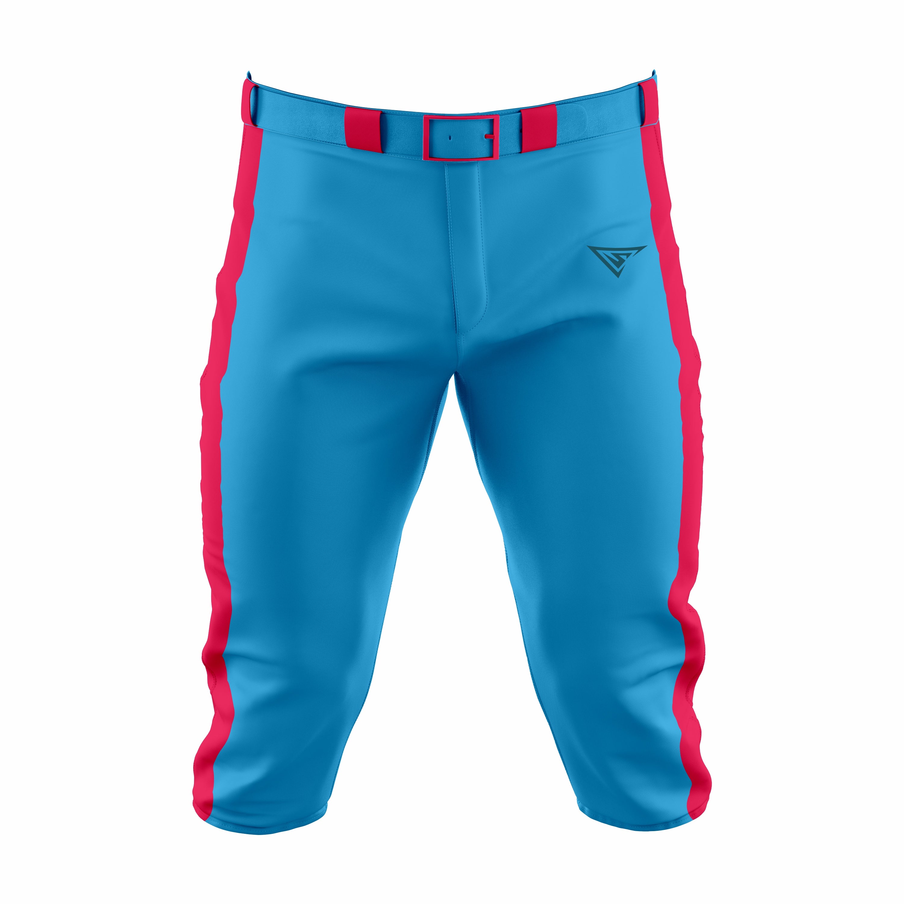 Custom Pink & Cyan softball Knicker Pant