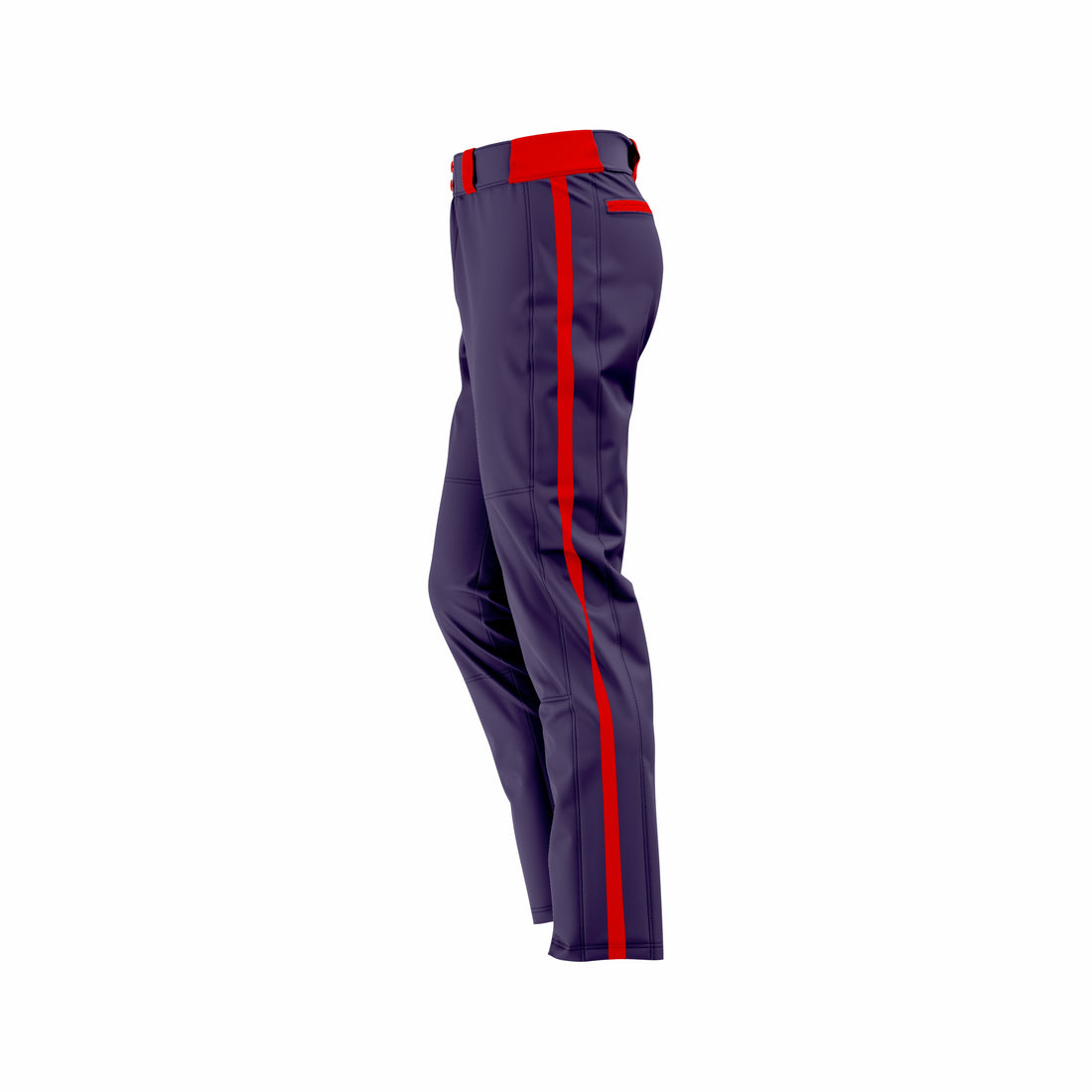 Custom Purple & Red softball Pant