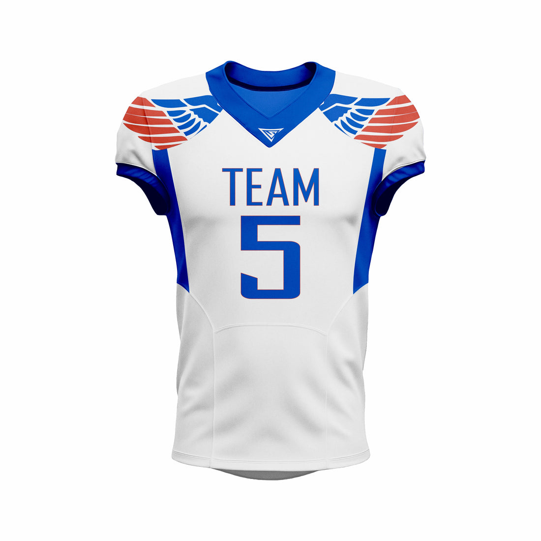 Custom Blue & White American Football Jersey