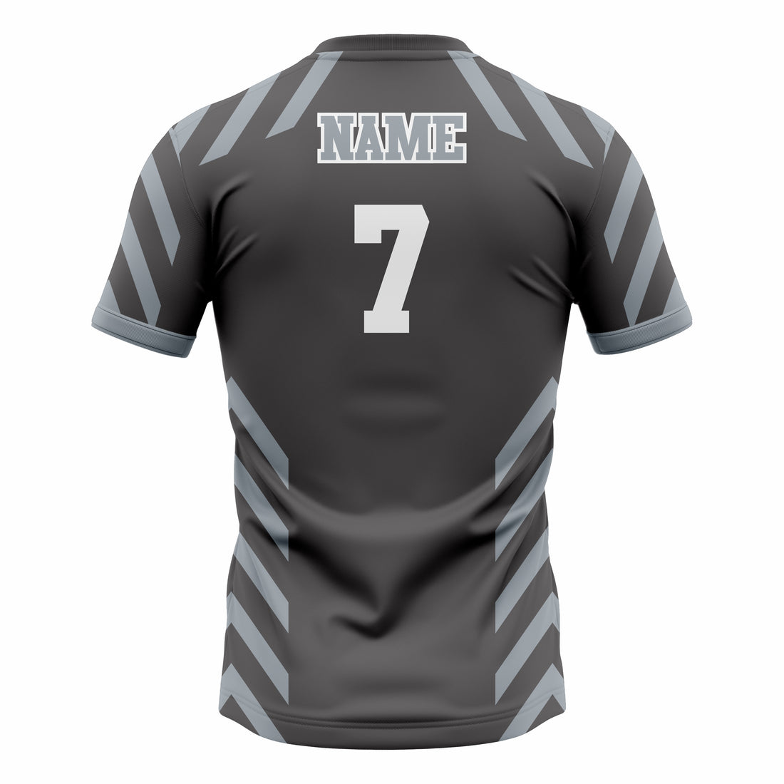 Custom Black & Grey Crew Neck Softball Jerseys