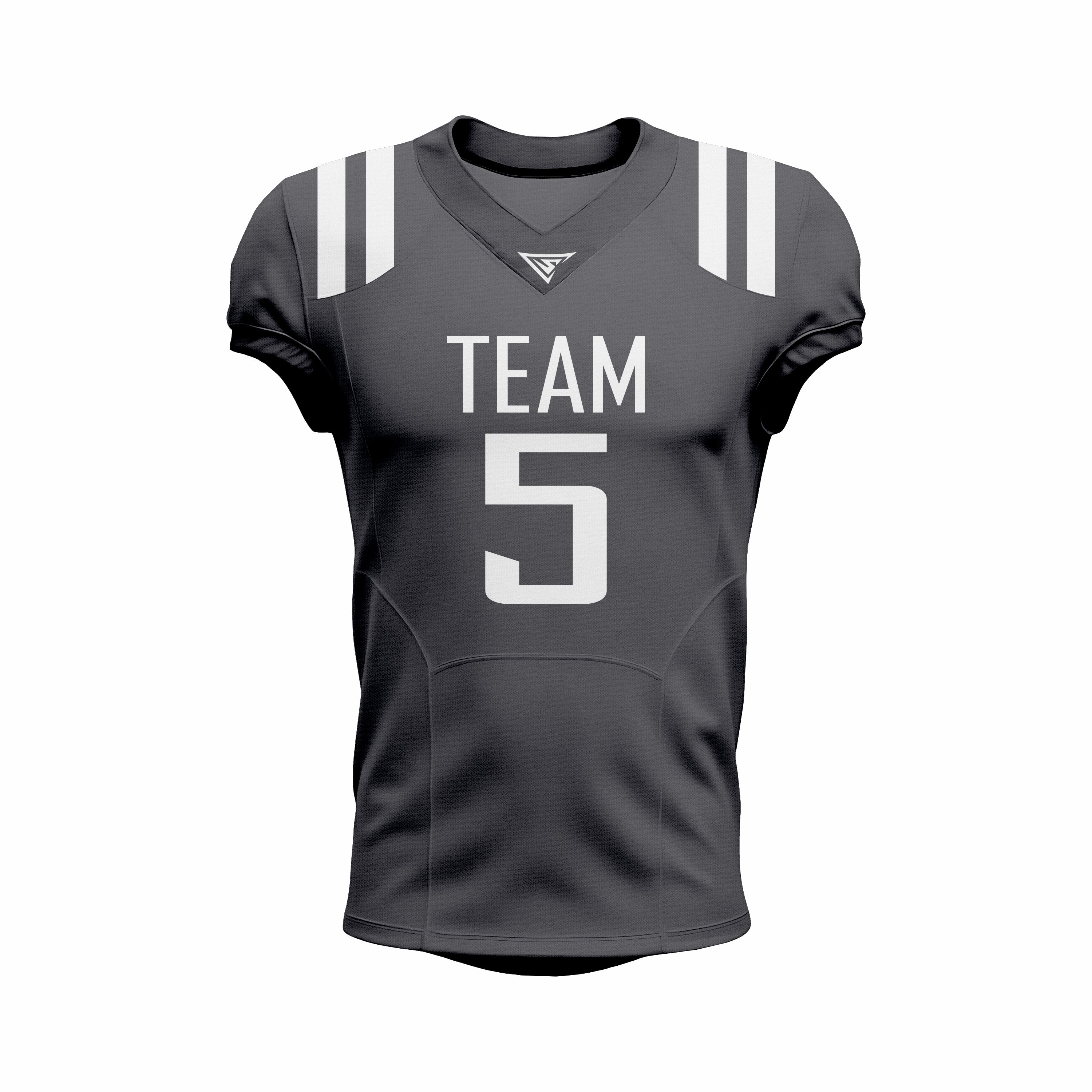 Custom Black & White American Football Jersey