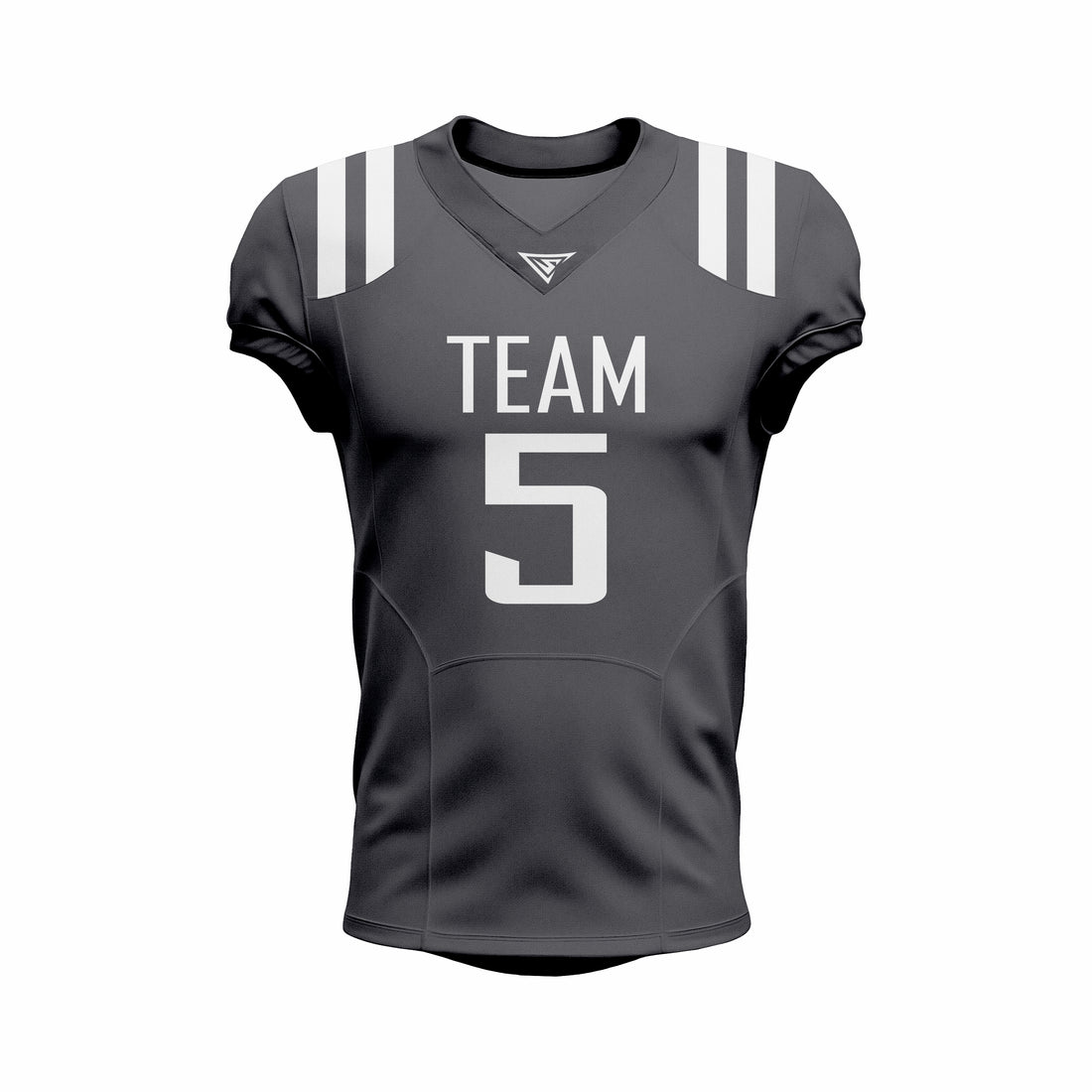 Custom Black & White American Football Jersey