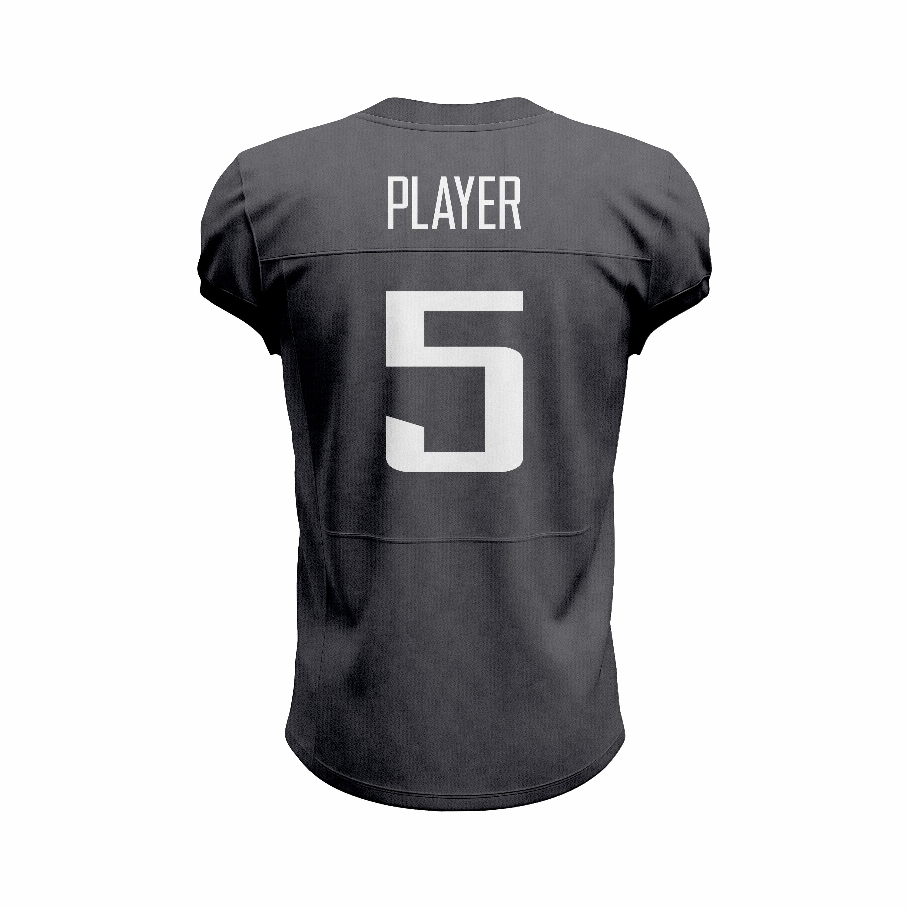 Custom Black & White American Football Jersey
