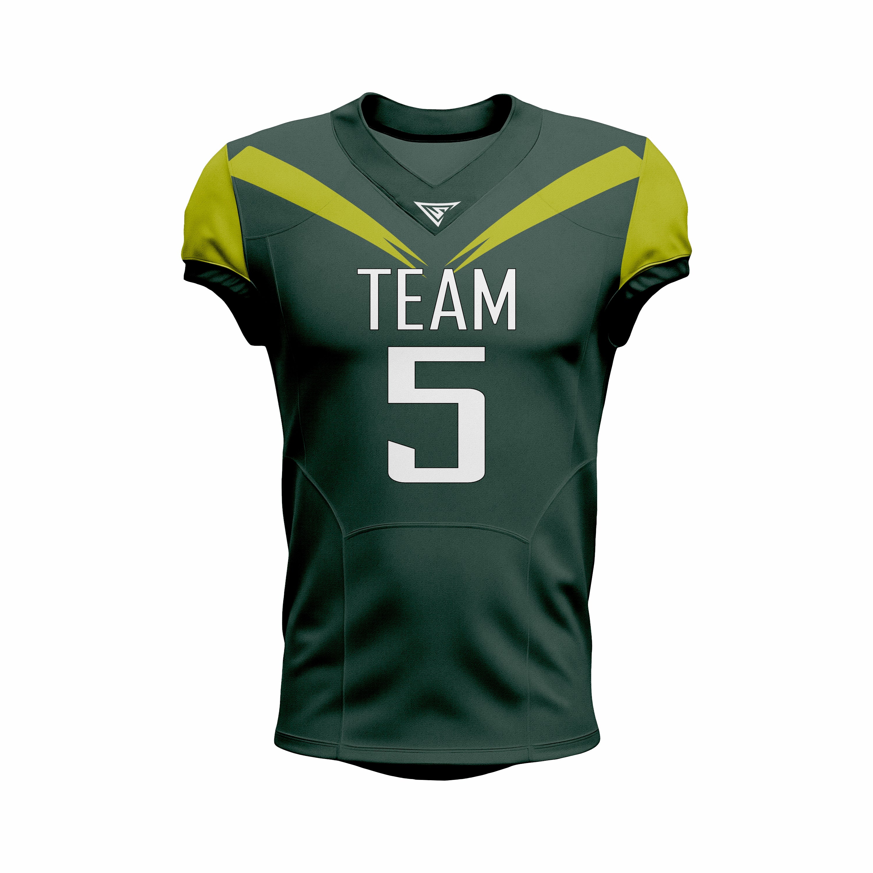 Custom Black & Green American Football Jersey