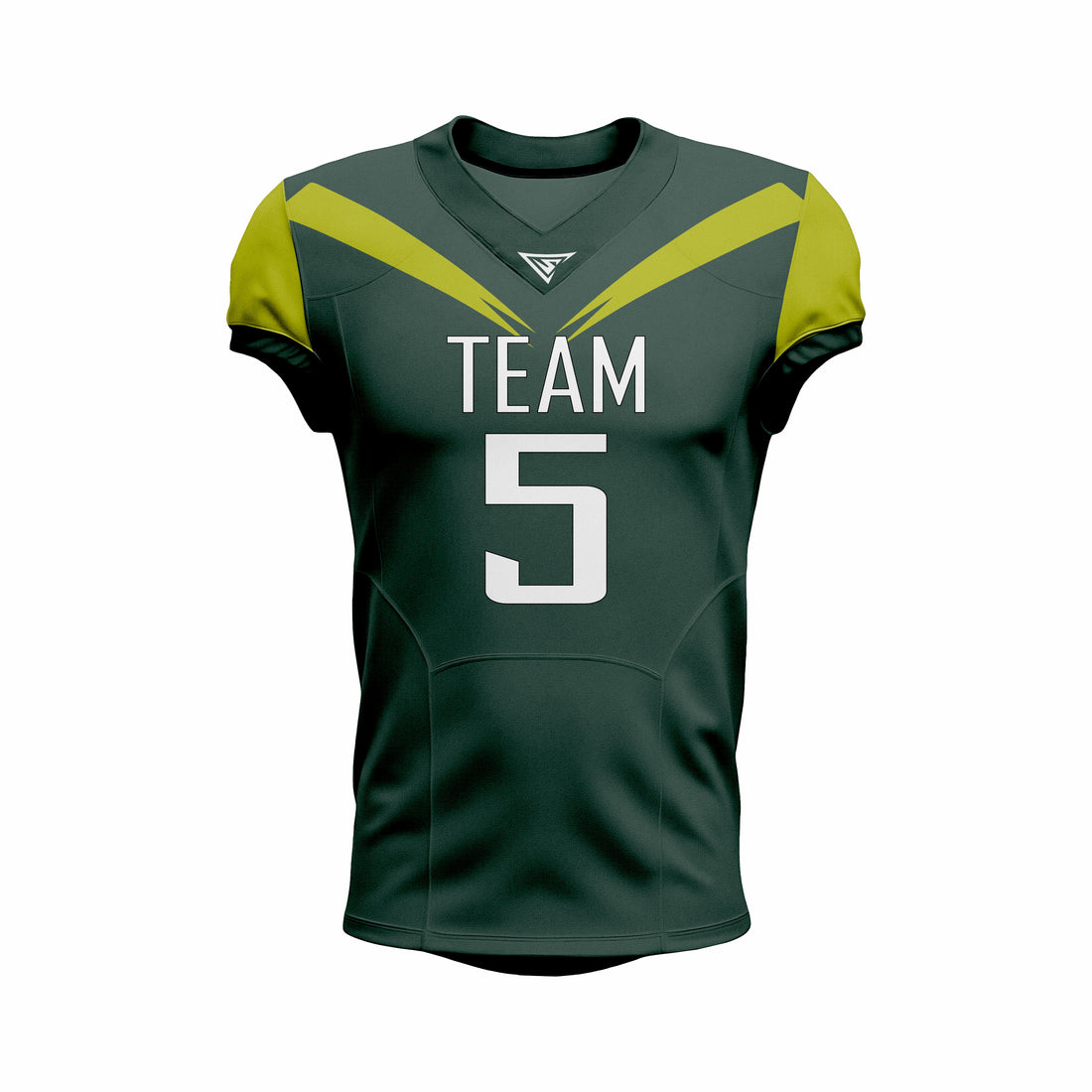 Custom Black & Green American Football Jersey