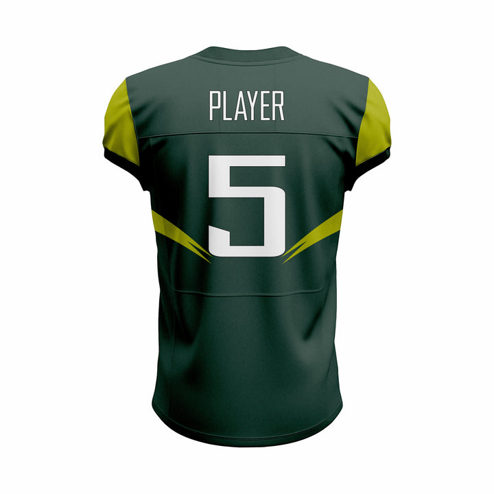 Custom Black & Green American Football Jersey