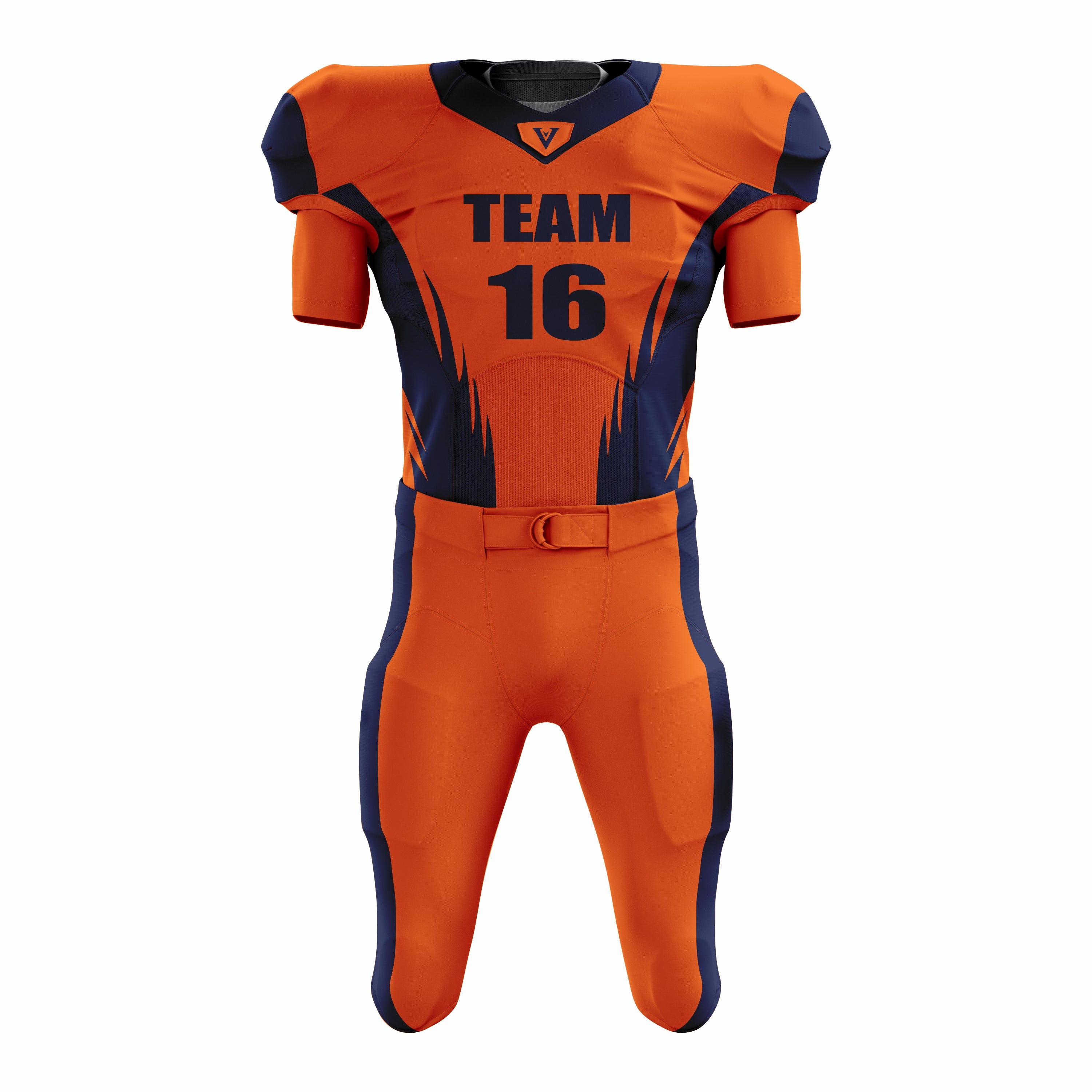 Custom Football Uniform (with Integrated Pads)