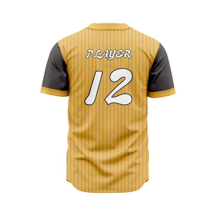 Custom Baseball full Buttons Jersey Sublimated