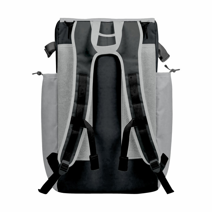 CUSTOM BLACK & GREY ELITE BASEBALL/SOFTBALL BACKPACKS