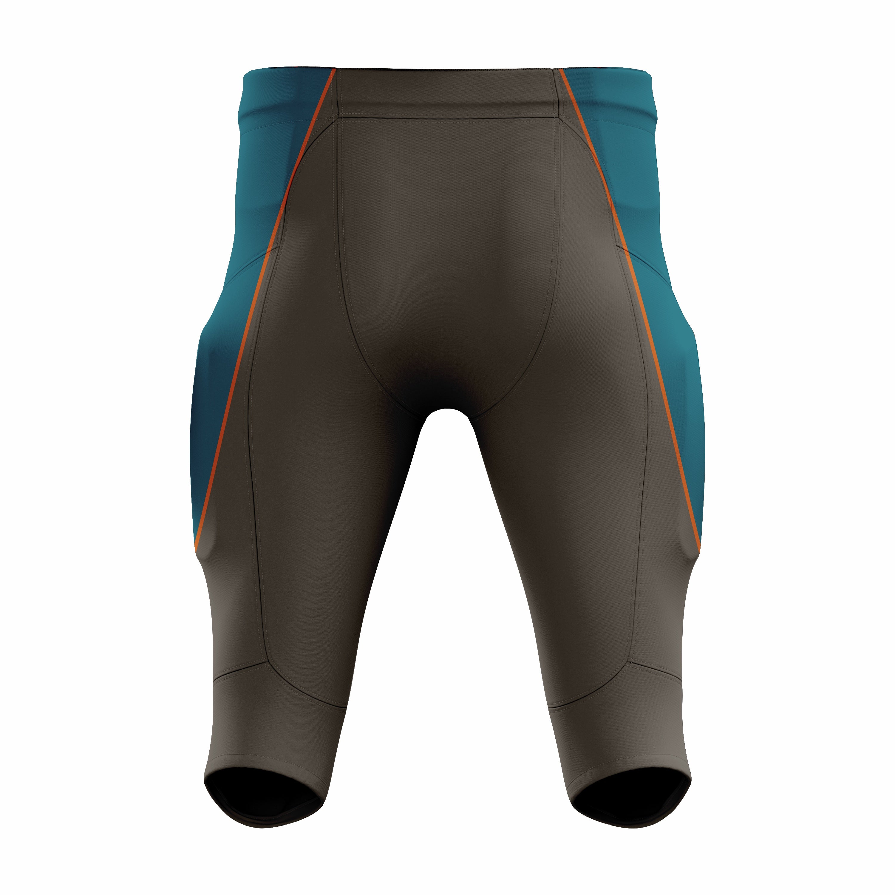 Custom Black & Red American Football Pant