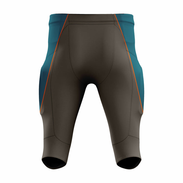 Custom Black & Red American Football Pant