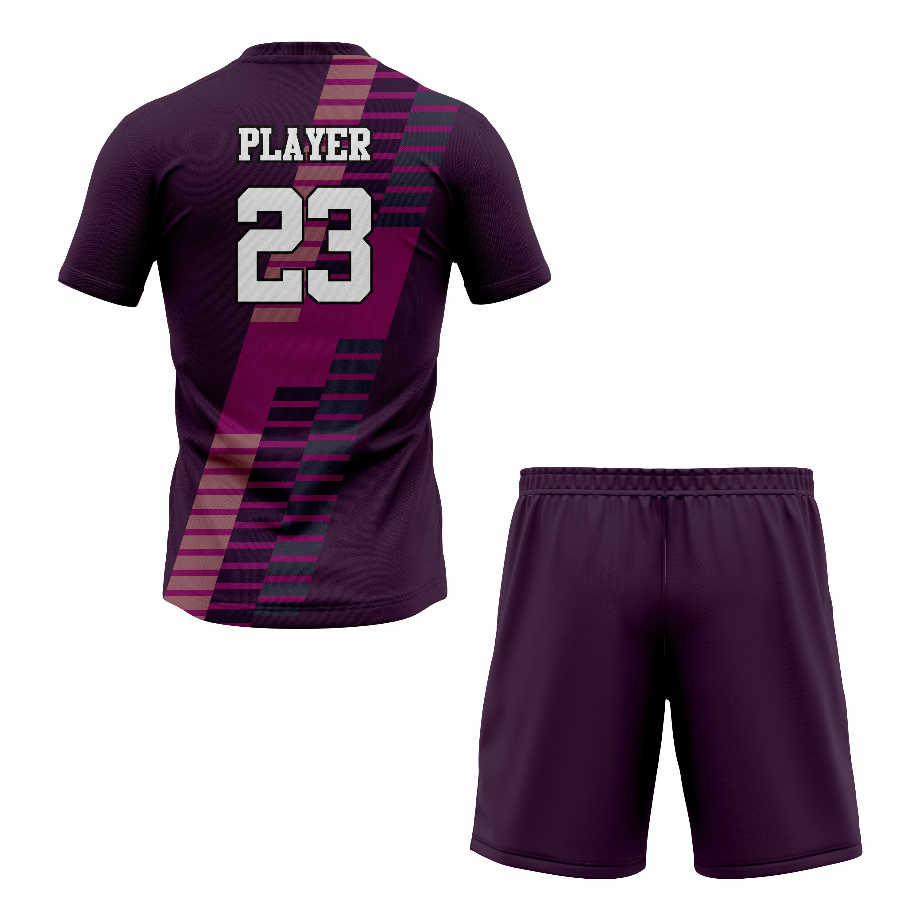 CUSTOM MAROON SOCCER UNIFORM