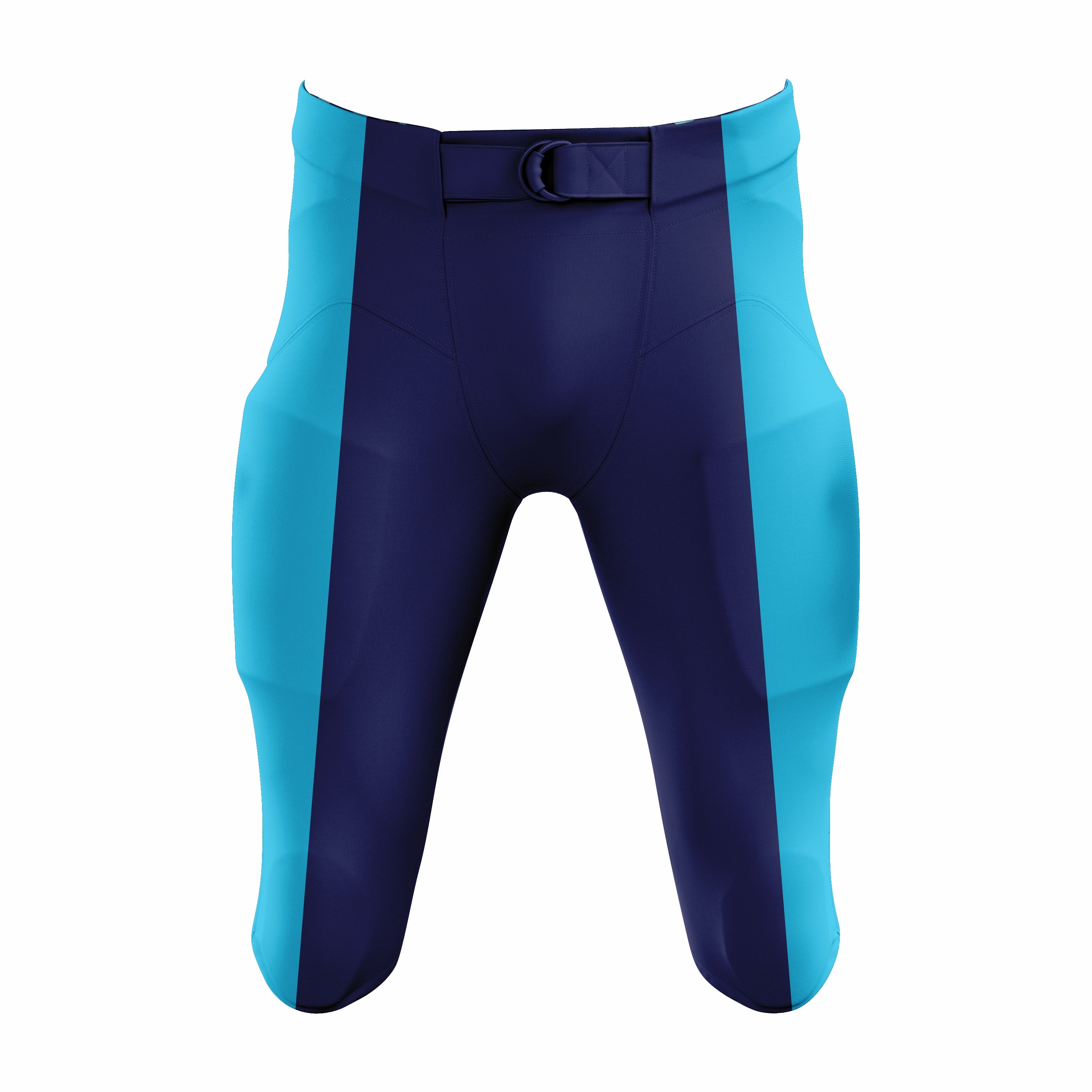 Custom Blue & Cyan American Football Pant