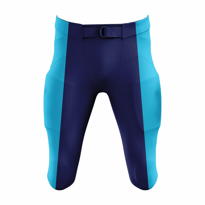 Custom Blue & Cyan American Football Pant
