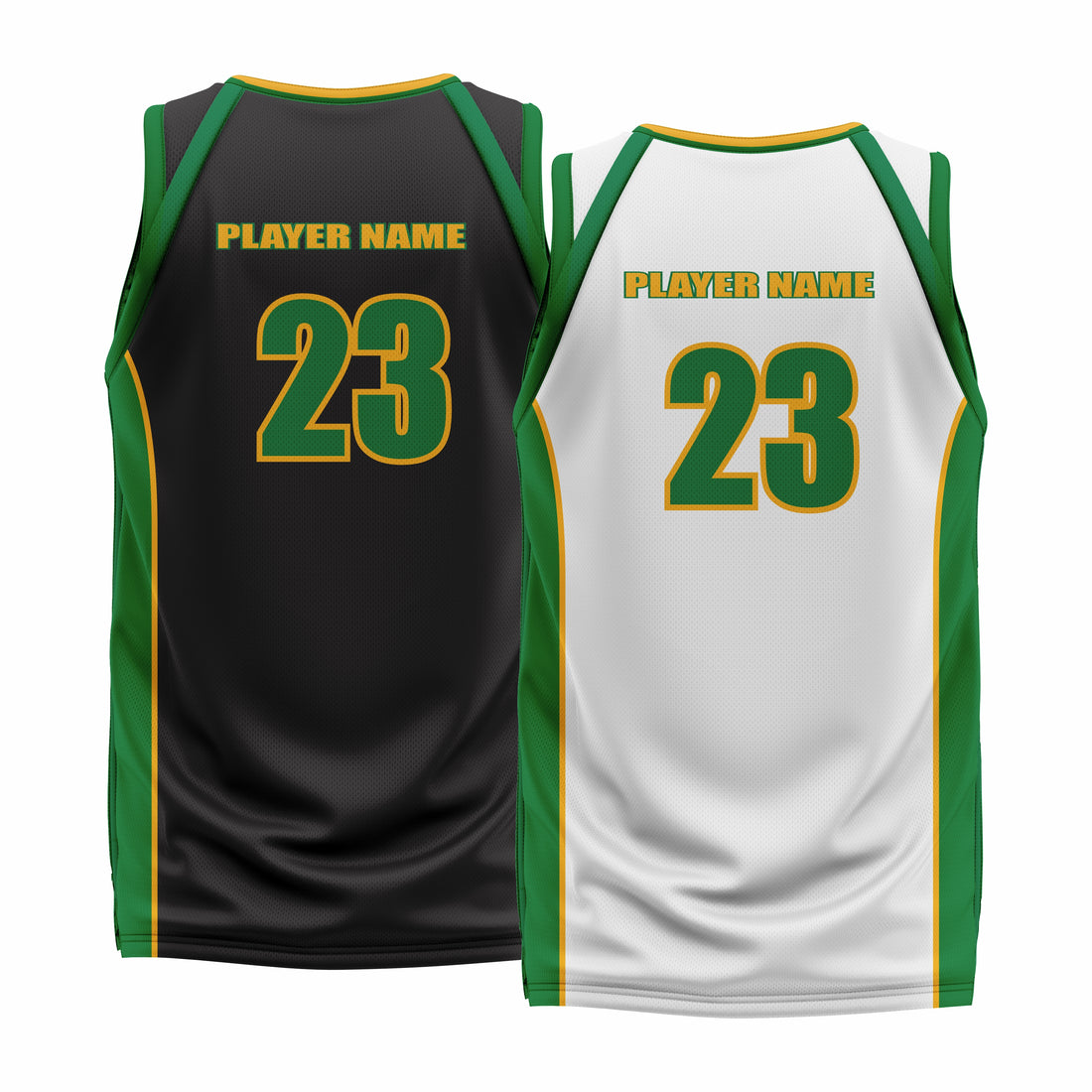 Custom Reversible V-Neck Basketball Jerseys