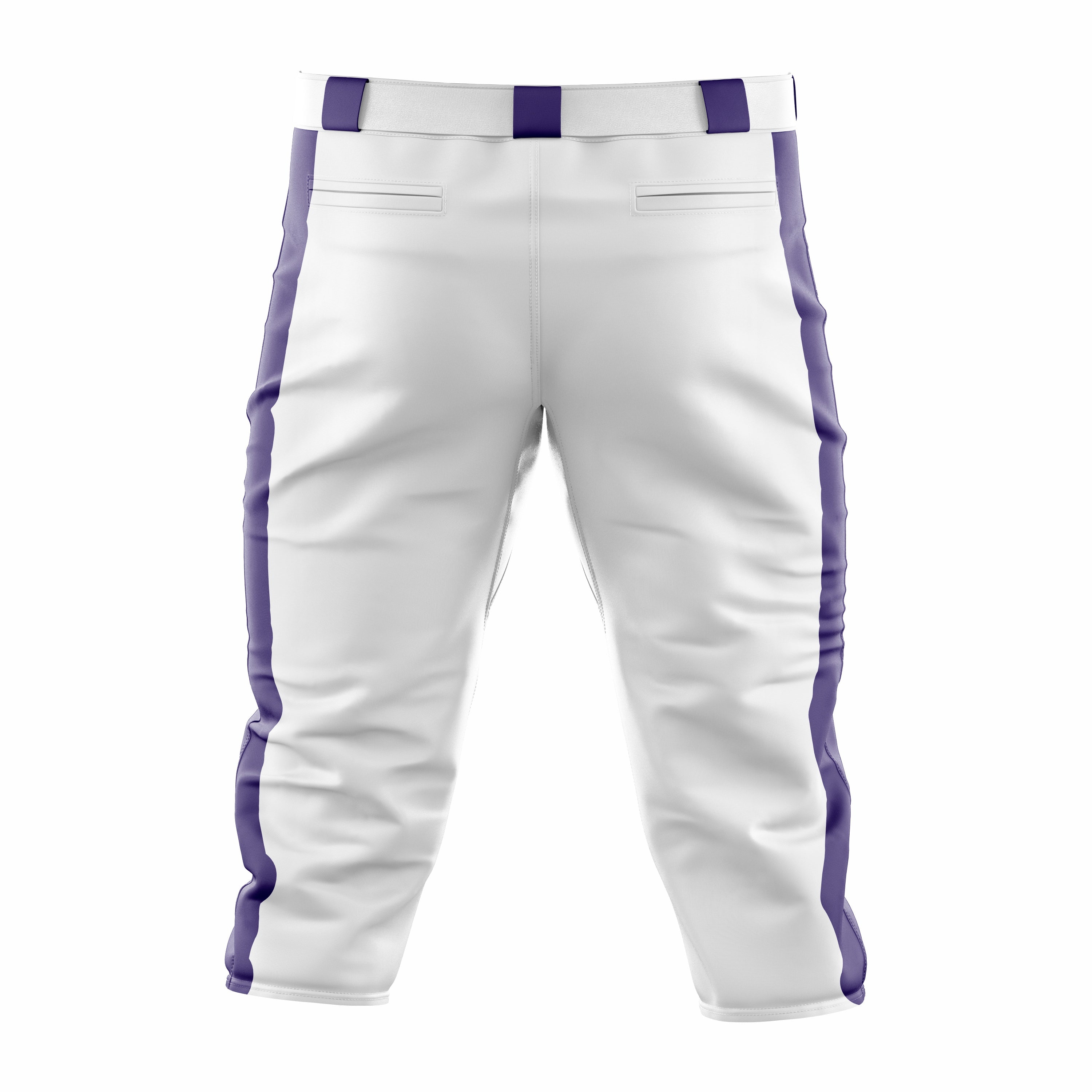 Custom White & Blue Baseball Knicker Pant