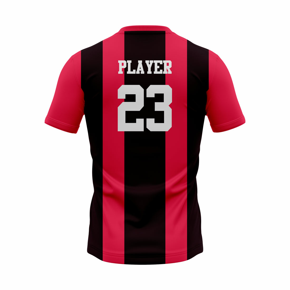Custom Red & Black Sublimation Soccer Jersey