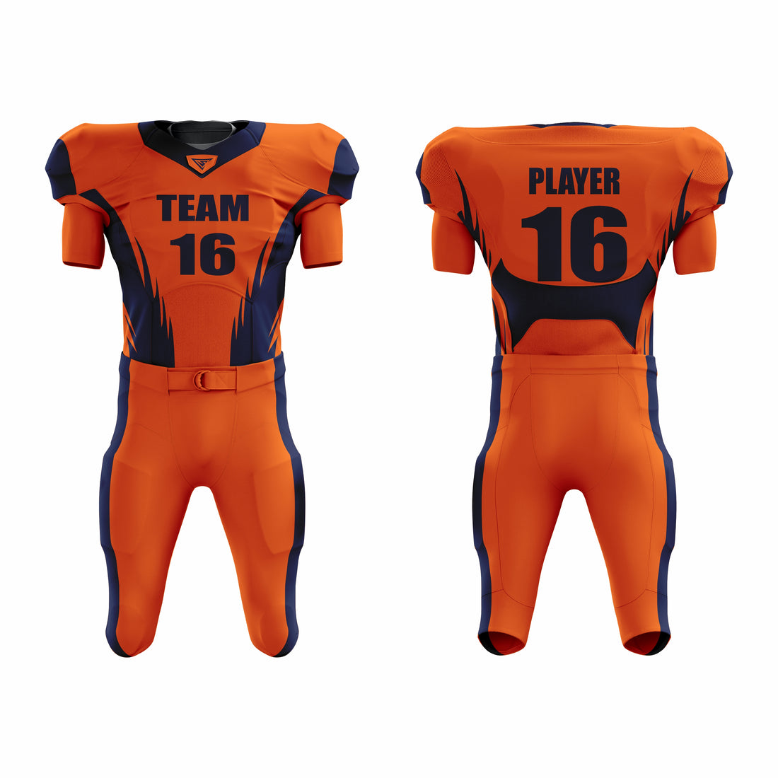 Custom Football Uniform (with Integrated Pads)