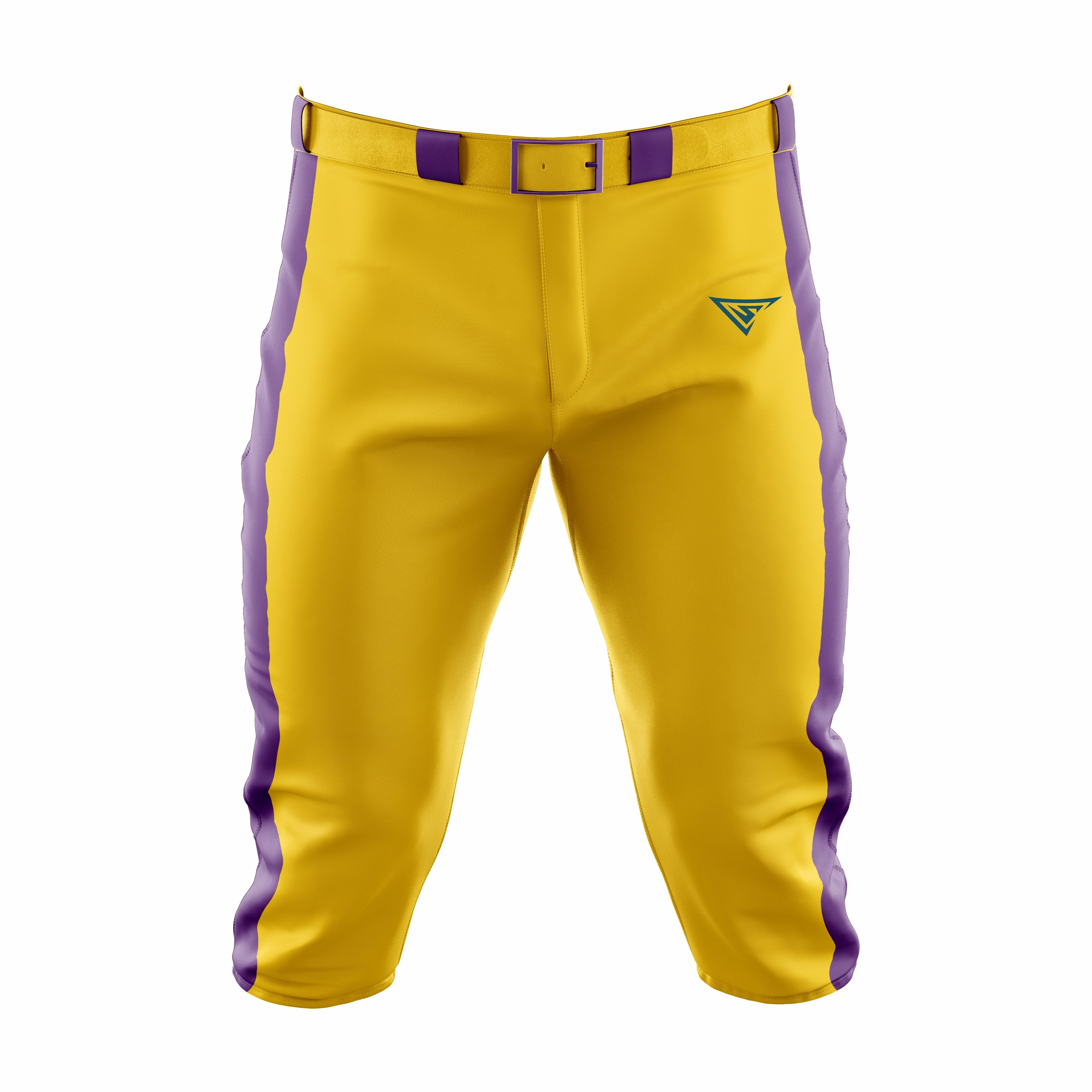Custom Yellow & Blue softball Knicker Pant