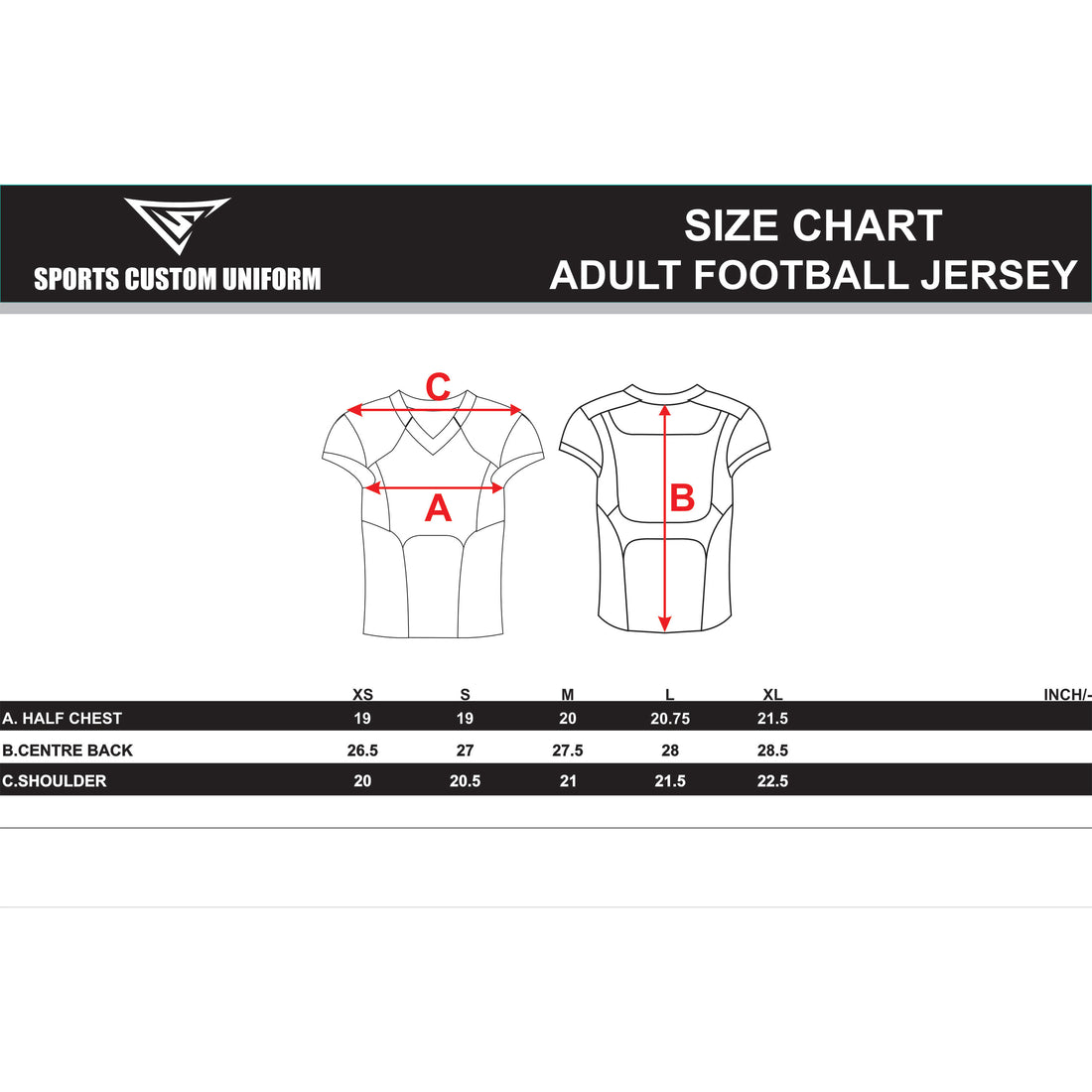Custom Football Uniform