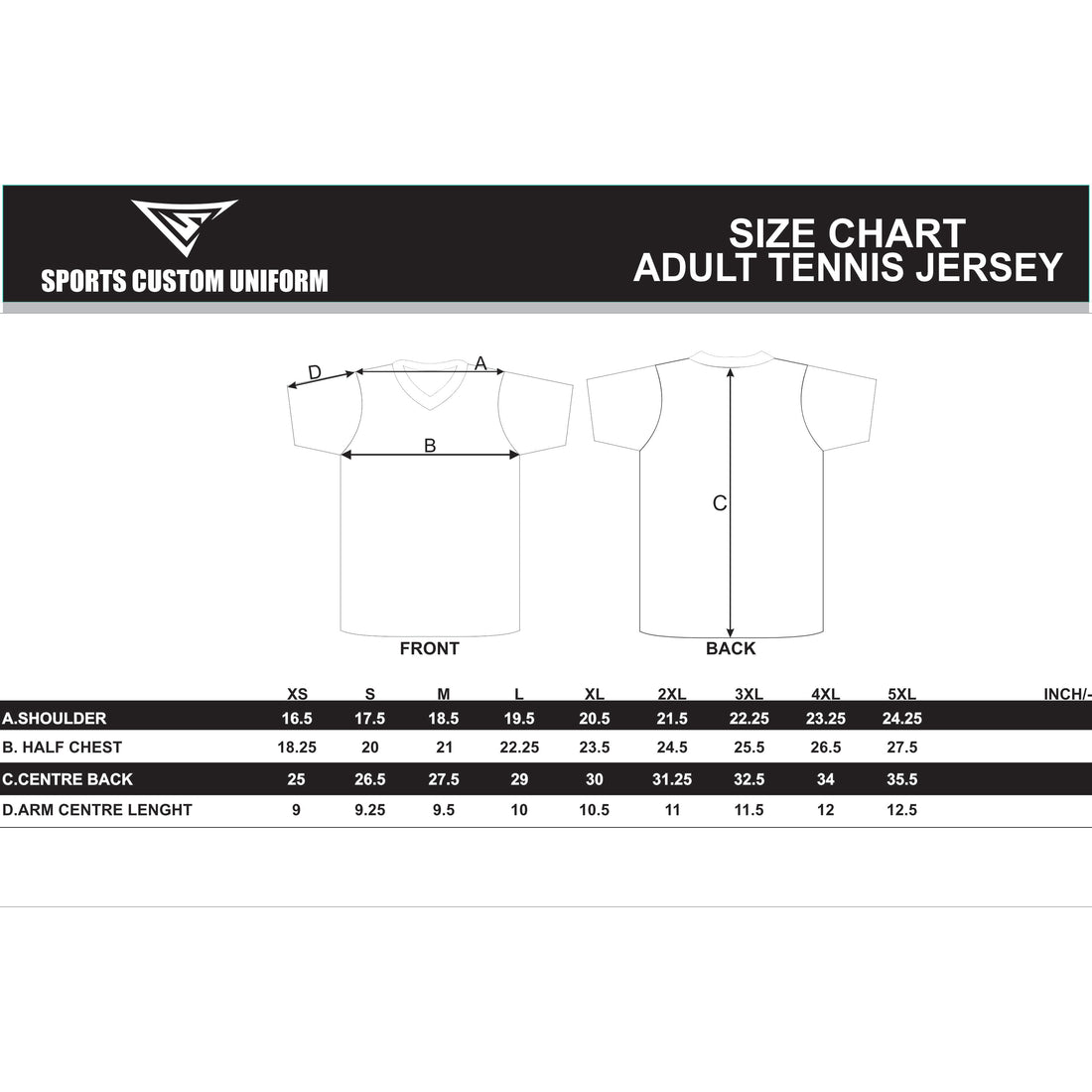 Custom Tennis Uniform