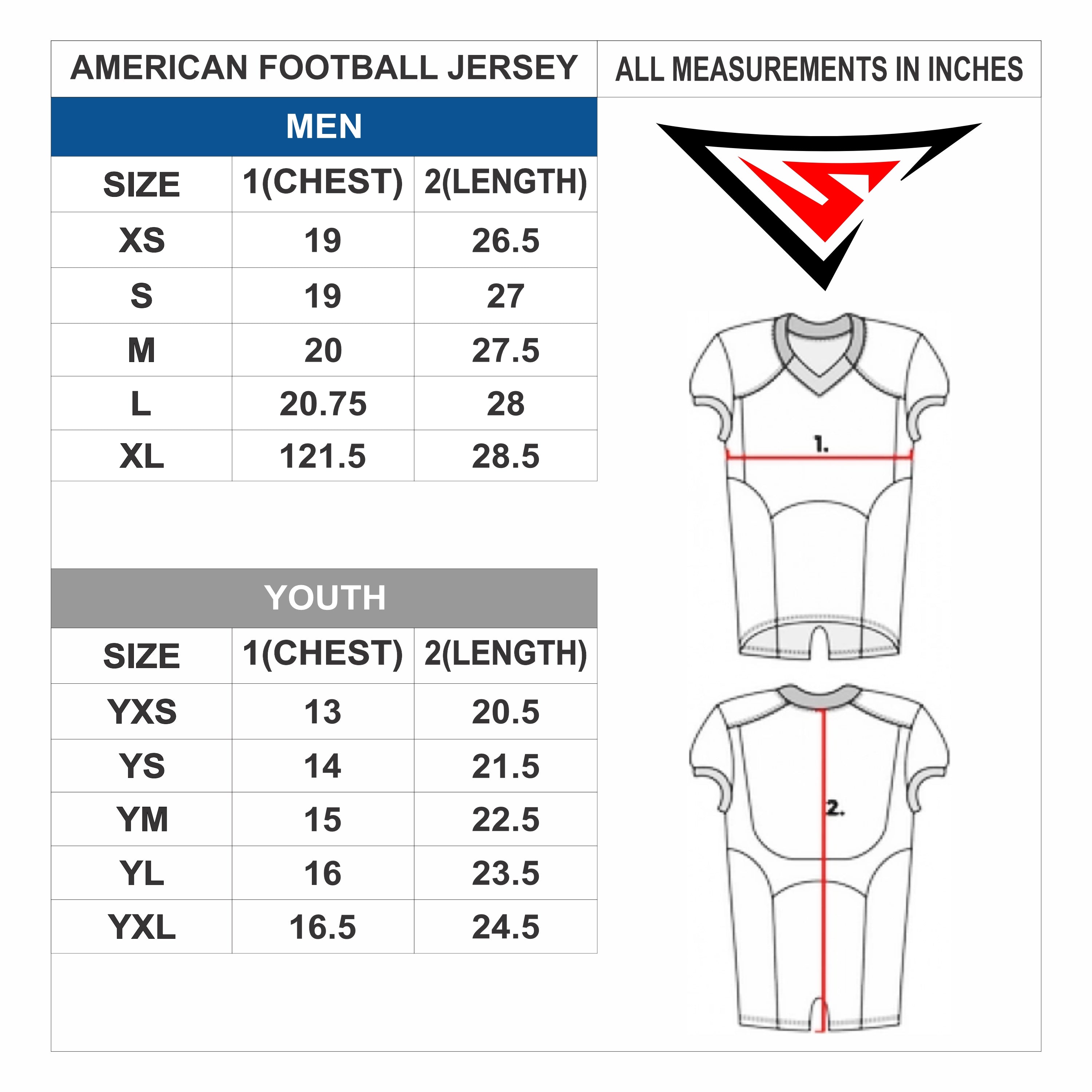 Custom Football Uniform (with Integrated Pads)