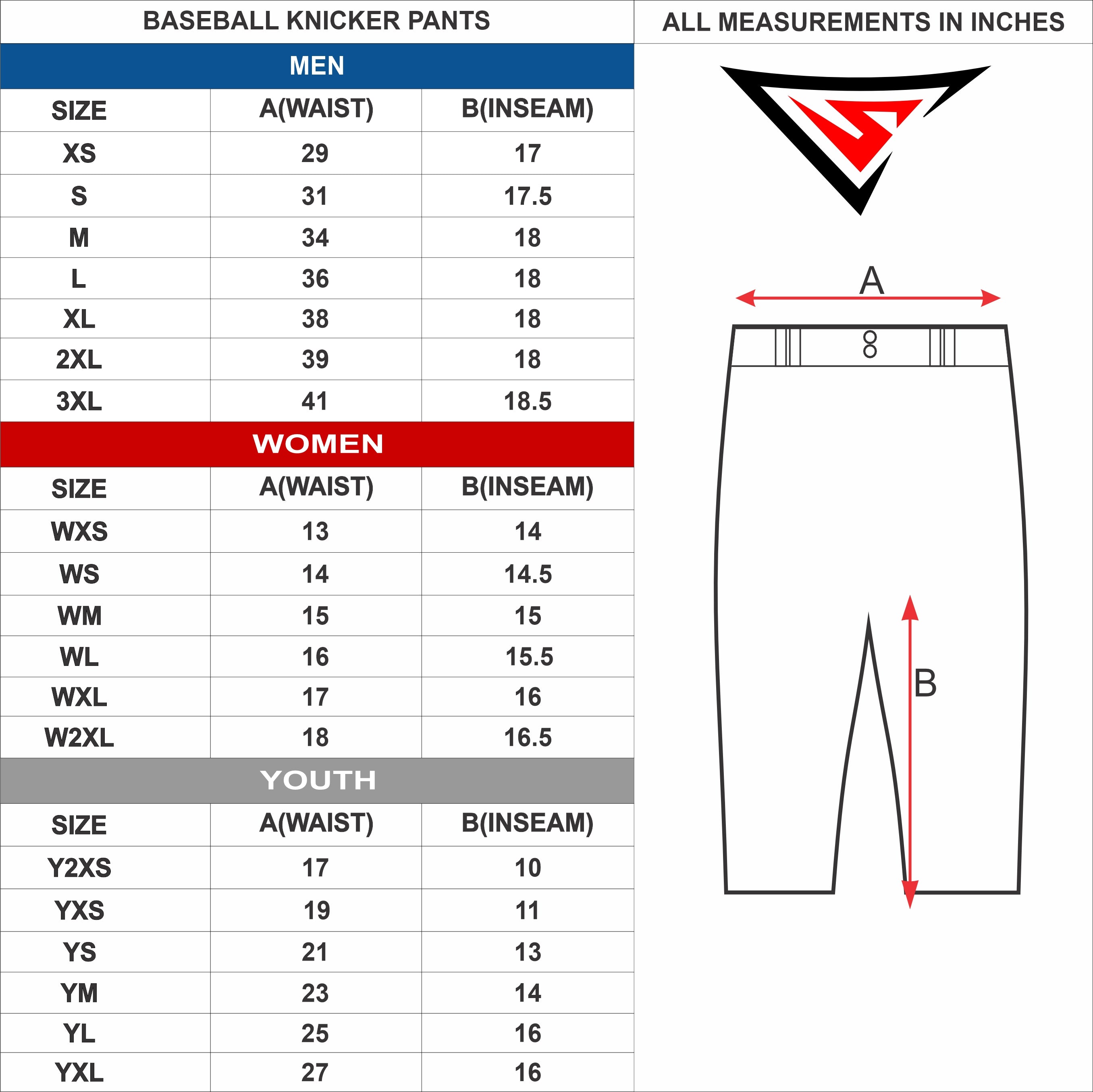 CUSTOM BASEBALL KNICKERS