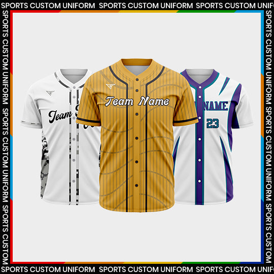 Baseball Full Button Jersey