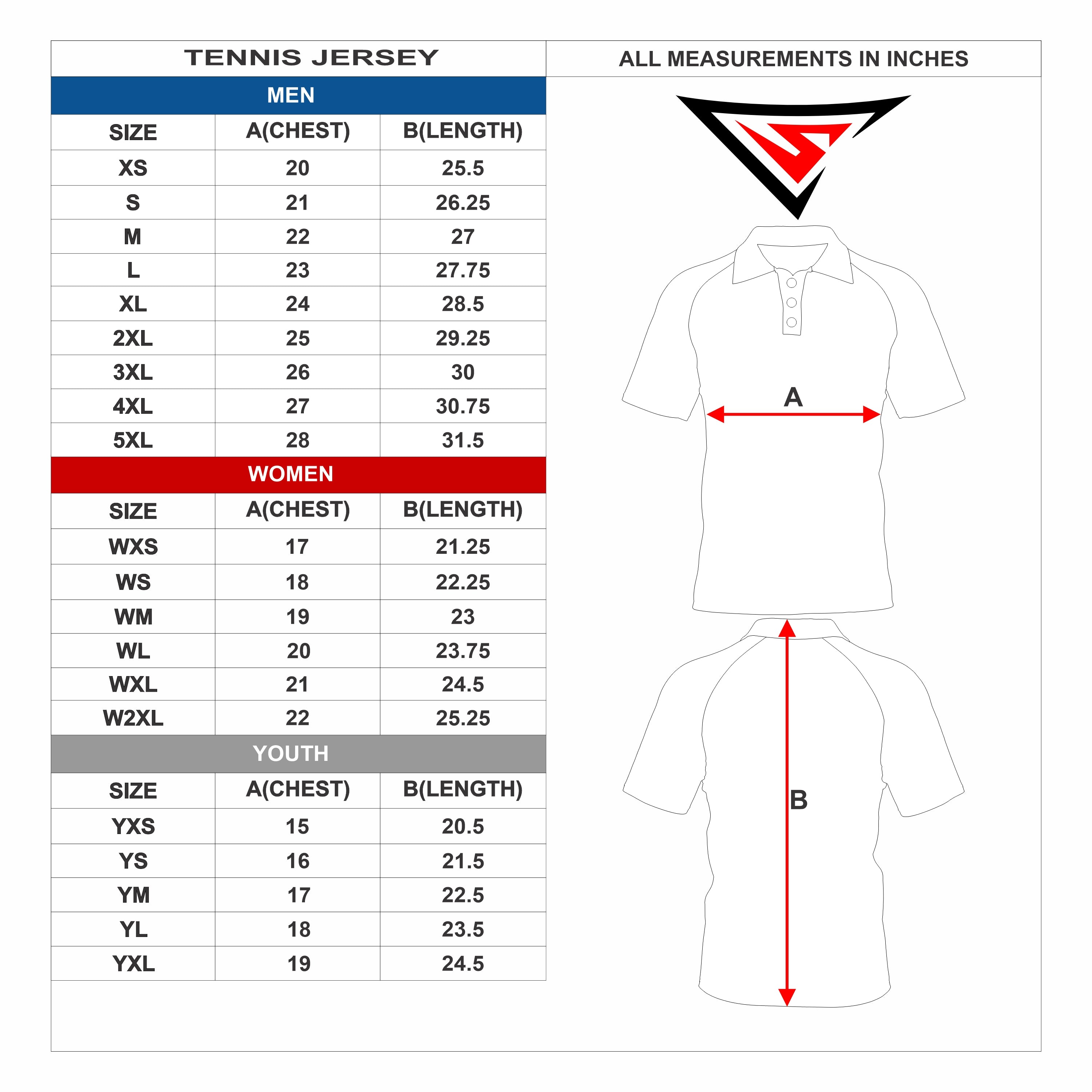 Custom Tennis shirts