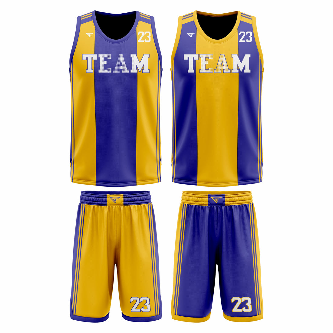 Custom Reversible Basketball Uniforms