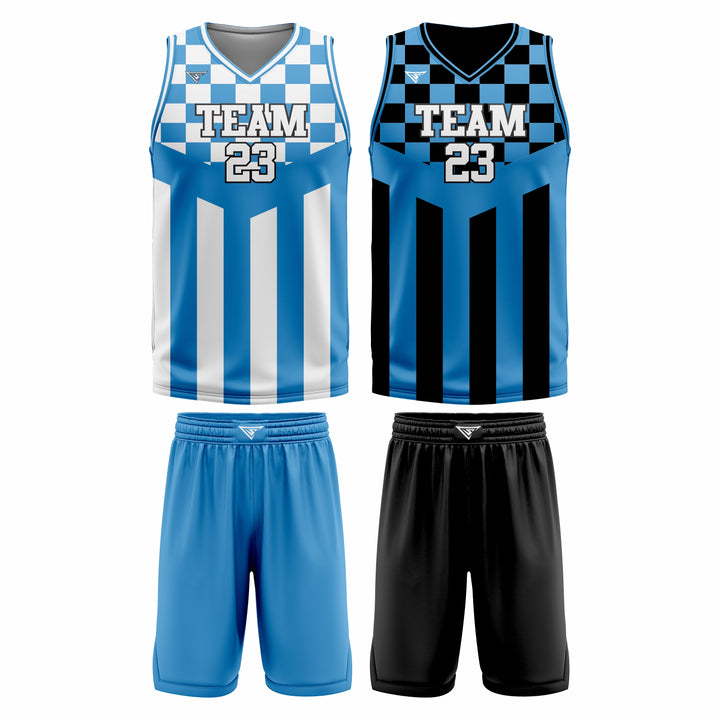 Custom Reversible Basketball Uniforms