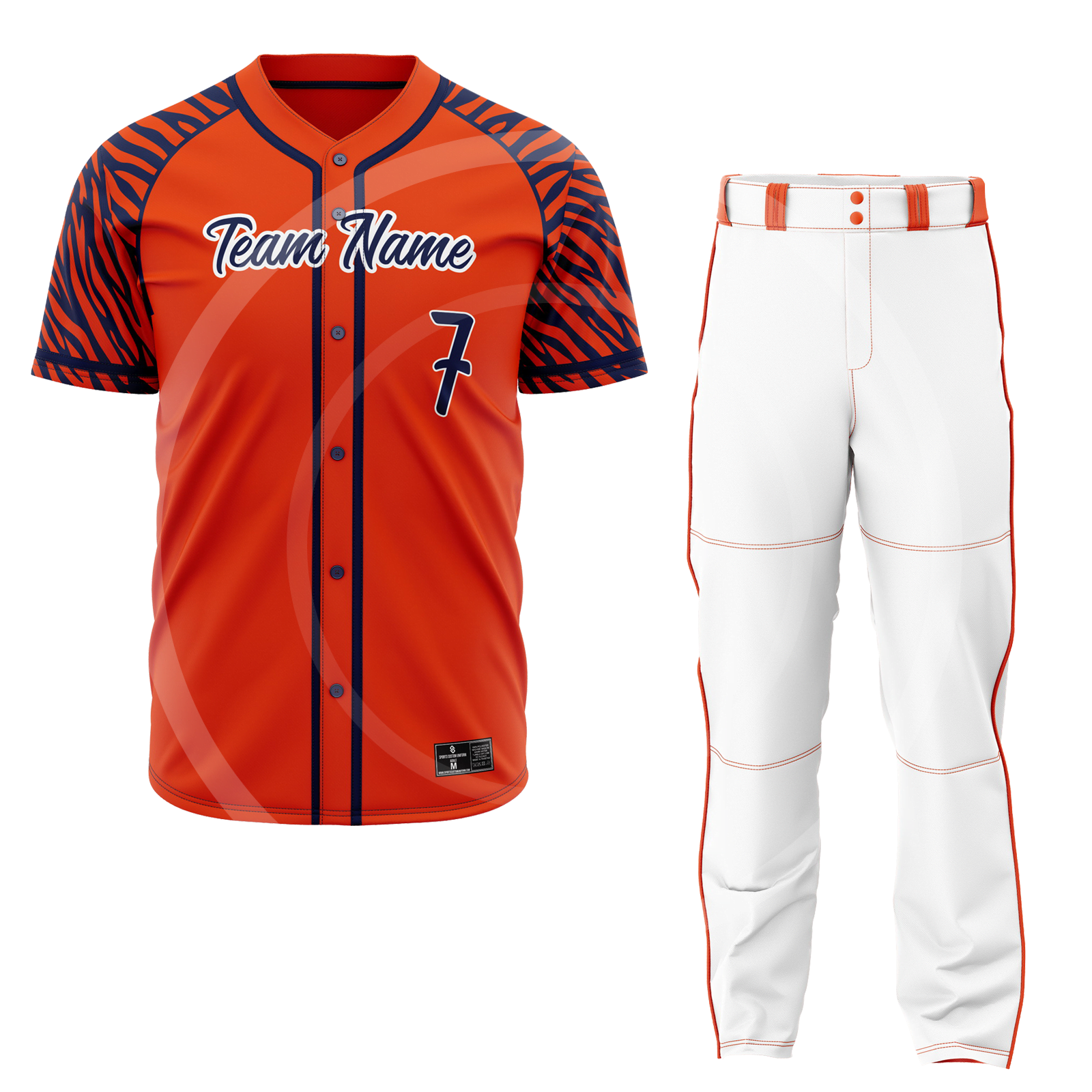 Custom Sublimation Orange Pinstripe Baseball Jersey  Custom baseball jersey,  Baseball jerseys, Baseball jersey outfit
